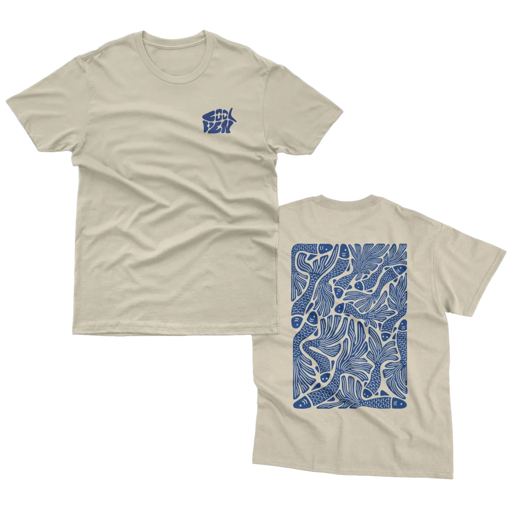 Тениска – Риби / off-white